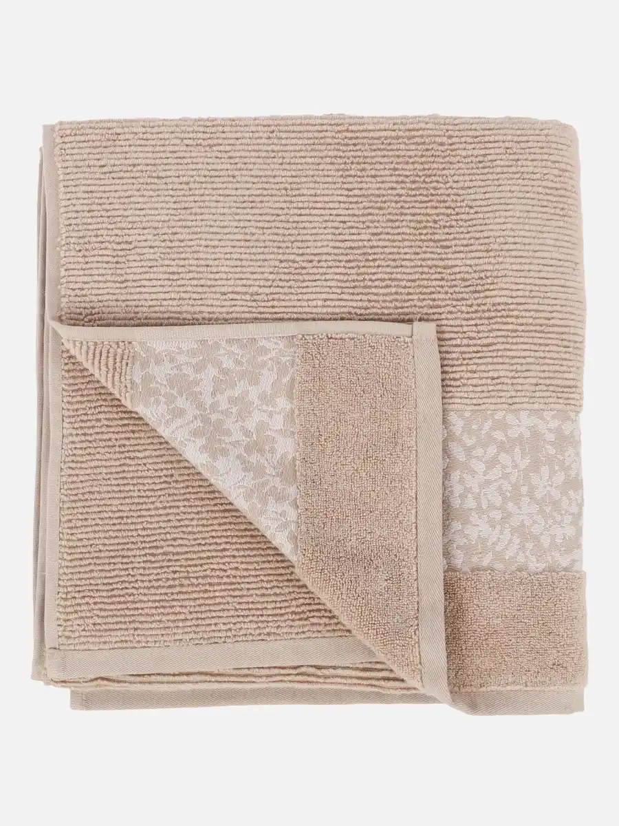 Bild 1 von Duschtuch mit Bordüre 70x140cm Beige