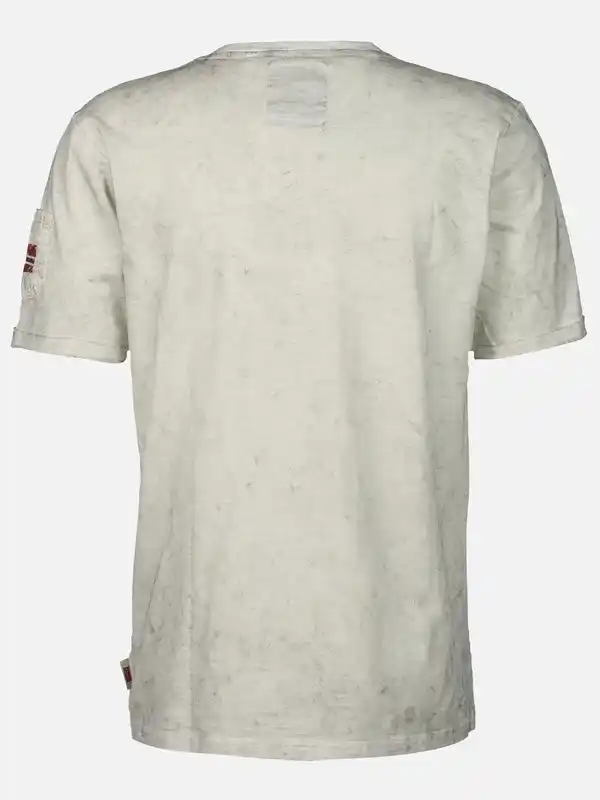 Bild 2 von Herren Shirt mit Frontprint Weiß