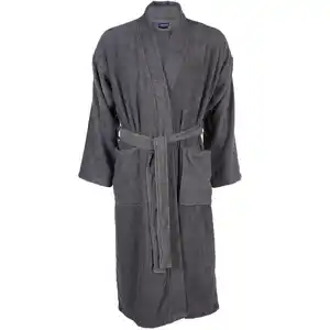 Herren Bademantel Grau