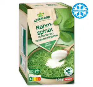 GREENLAND Rahm-Spinat