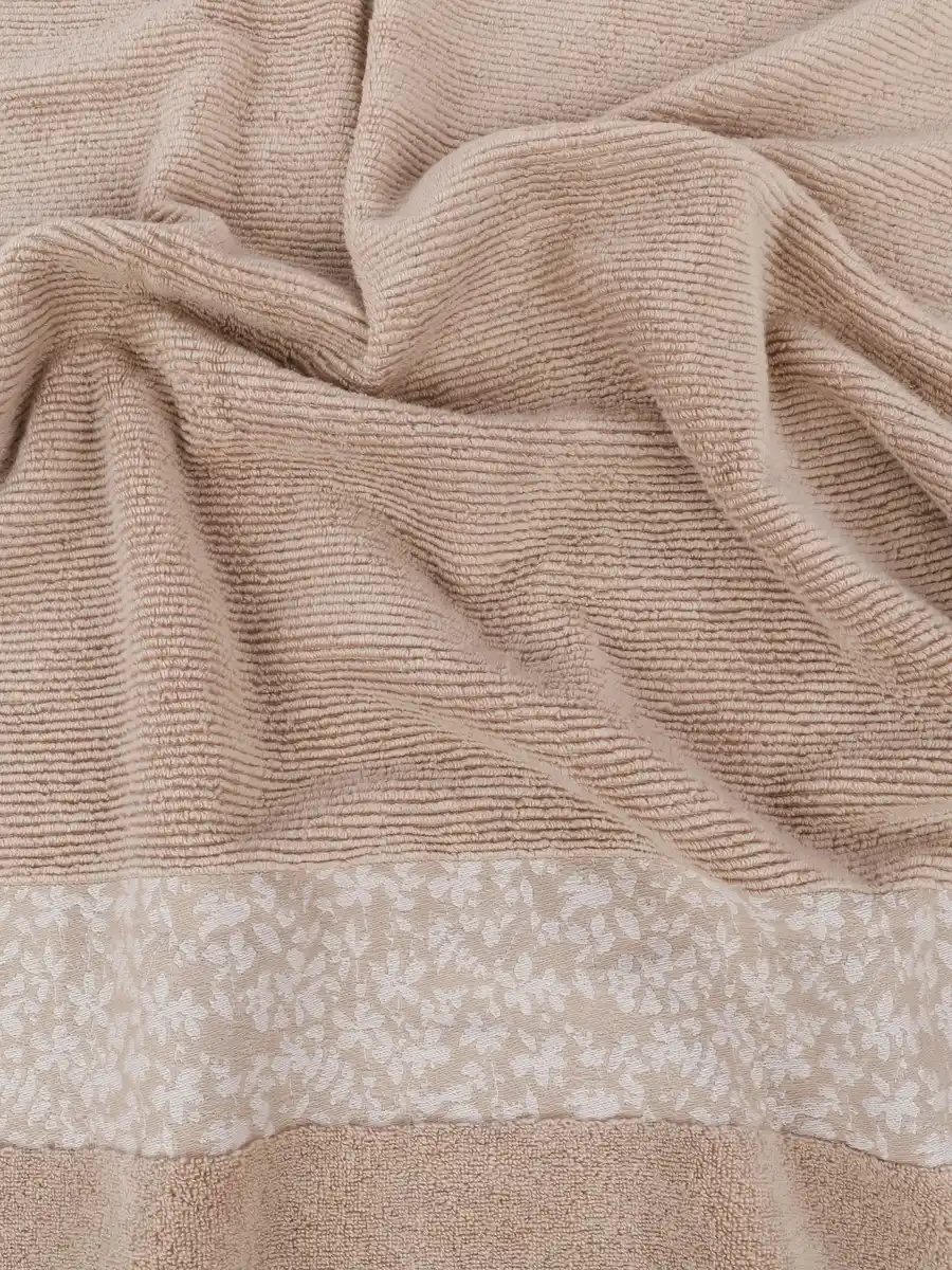 Bild 2 von Duschtuch mit Bordüre 70x140cm Beige