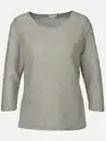 Bild 1 von Damen Struktur Shirt mit 3/4 Arm Grau