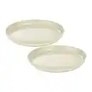 Bild 1 von CROFTON Modernes Geschirr, 2er-Set, Teller, Beige