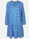 Bild 1 von Damen Volantkleid mit Alloverprint Blau
