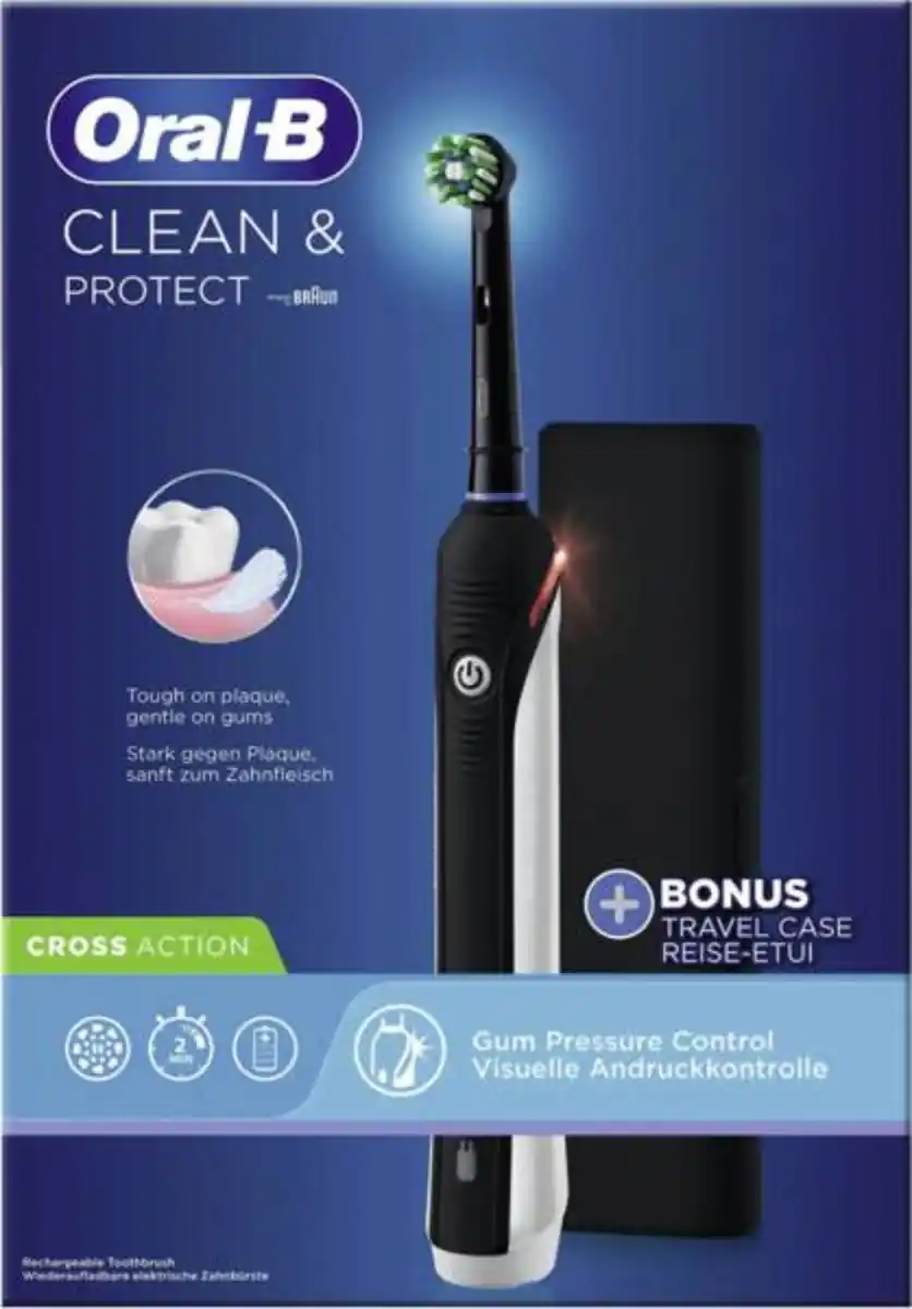 Bild 2 von Oral-B Clean & Protect Black Edition mit Reise-Etui