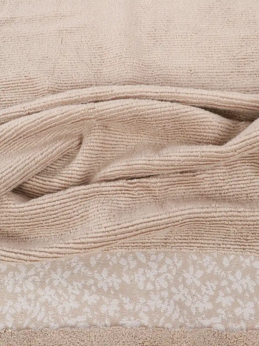 Bild 2 von Handtuch mit Bordüre 50x100cm Beige