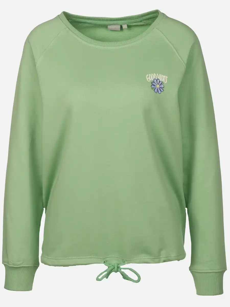 Bild 1 von Damen Sweatshirt mit Backprint Grün