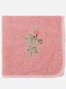 Baby Handtuch mit Stickerei Rosa