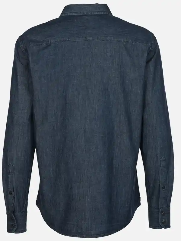 Bild 2 von Herren Jeanshemd mit Brusttaschen Blau