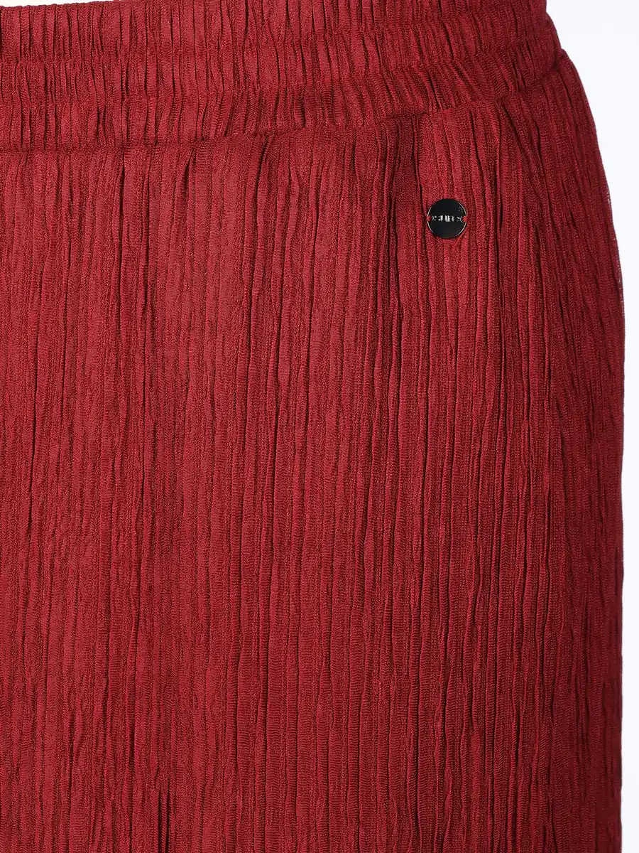 Bild 4 von Damen Plissee Shorts Rot