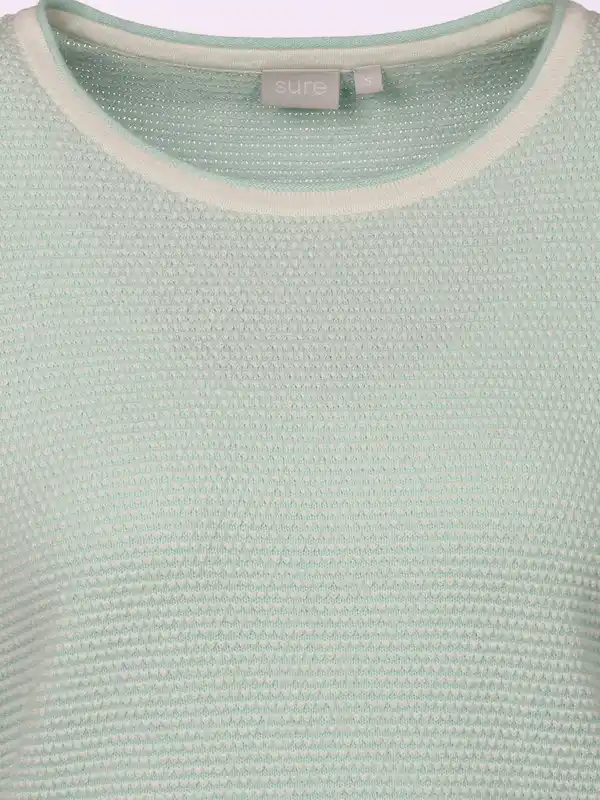 Bild 3 von Damen Pullover mit Struktur Grün