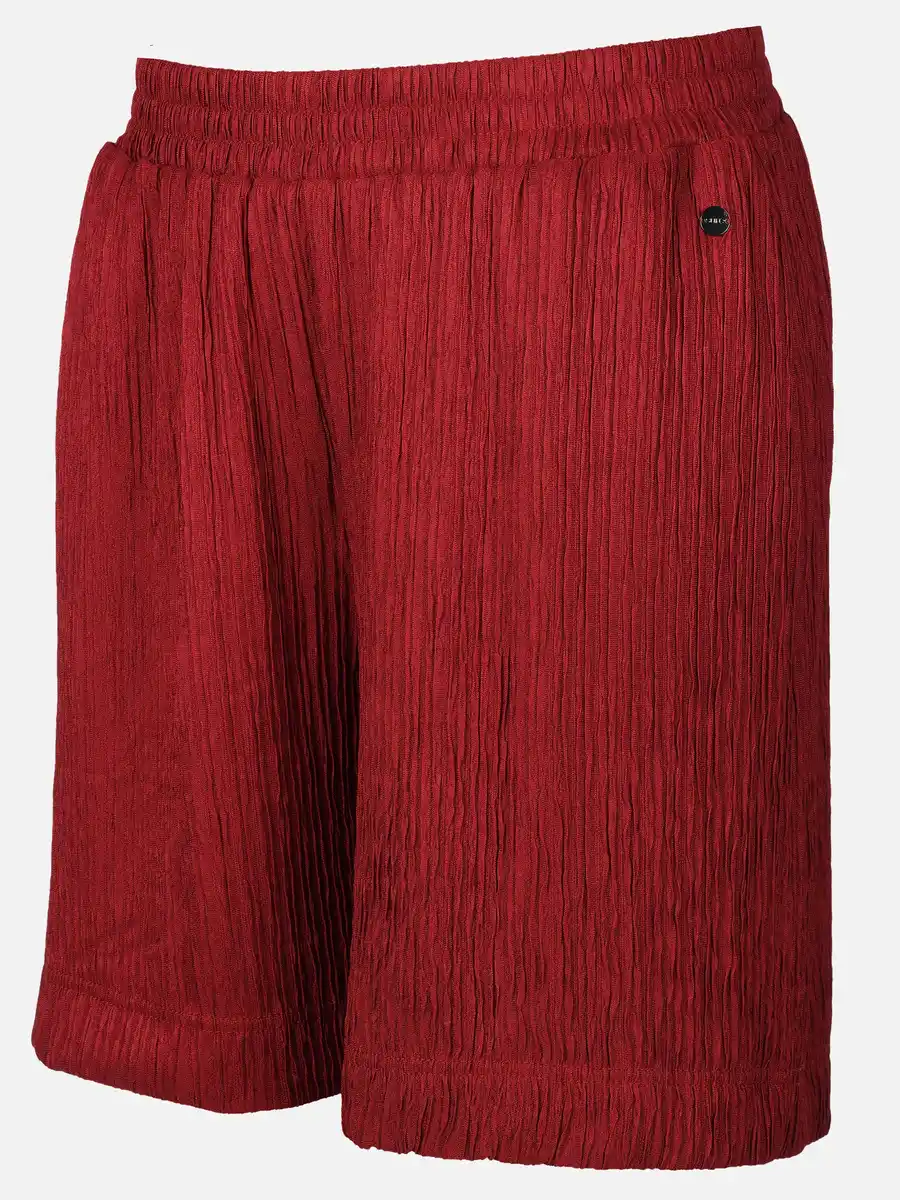Bild 3 von Damen Plissee Shorts Rot