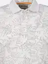 Bild 3 von Herren Poloshirt mit Print Weiß