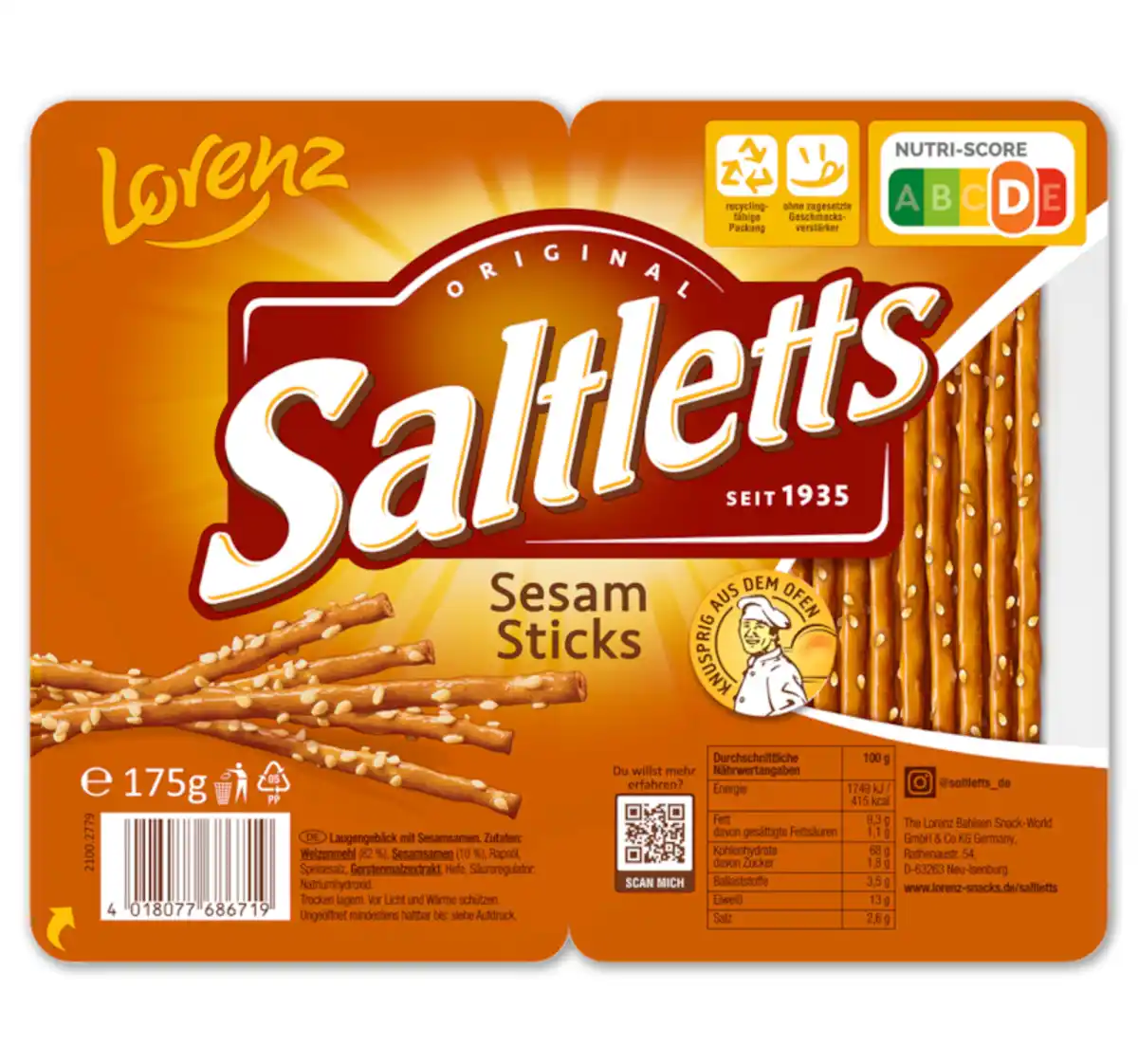 Bild 1 von LORENZ Saltletts Sesam*