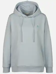 Damen Sweaty mit Kapuze Blau