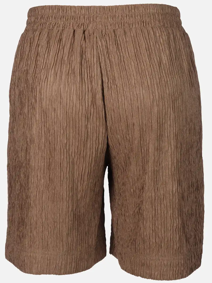 Bild 2 von Damen Plissee Shorts Braun