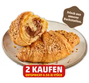 BÄCKERKRÖNUNG Das süße Nuss-Nugat- Creme-Croissant