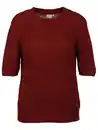 Bild 1 von Damen Strickpullover mit kurzem Arm Rot