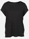 Bild 1 von Damen Shirt mit Lurex-Streifen Schwarz
