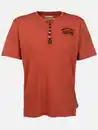 Bild 1 von Herren Henleyshirt mit Print Braun