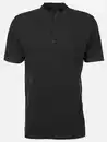 Bild 1 von Herren Henleyshirt mit Stickerei Schwarz