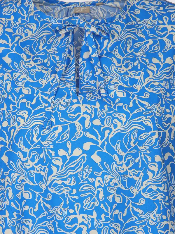 Bild 3 von Damen Volantkleid mit Alloverprint Blau