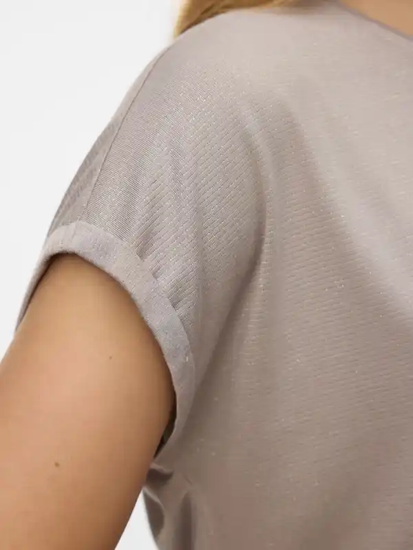 Bild 3 von Vero Moda VMLAVA PLAIN SS TOP L Shirt Braun