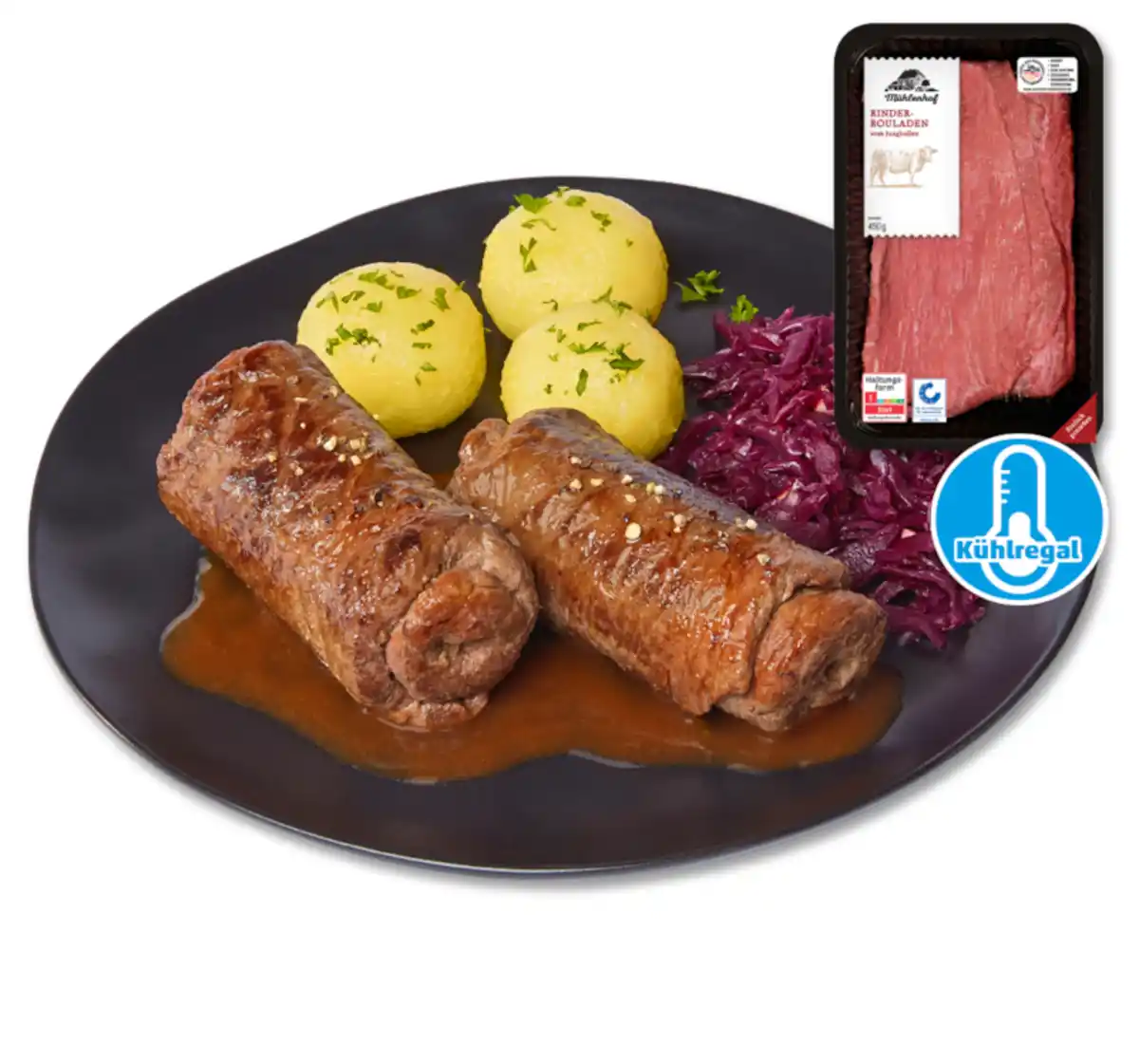 Bild 1 von MÜHLENHOF Frische Rinder-Rouladen*