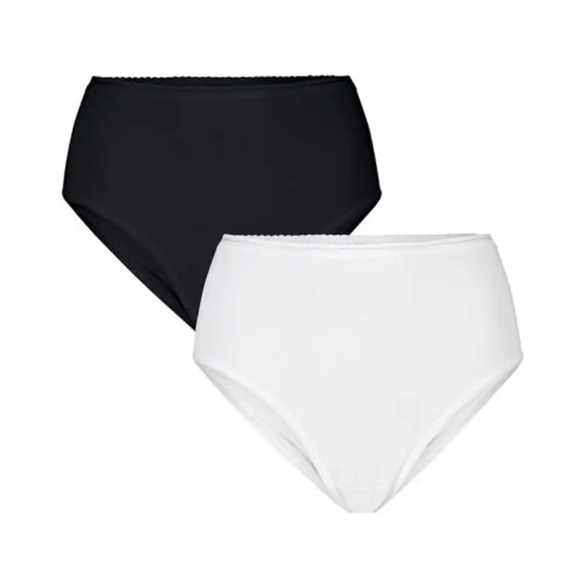Bild 1 von UP2FASHION WOMEN Damen Unterwäsche, Weiß/Schwarz, Hohe Taille, S 36/38