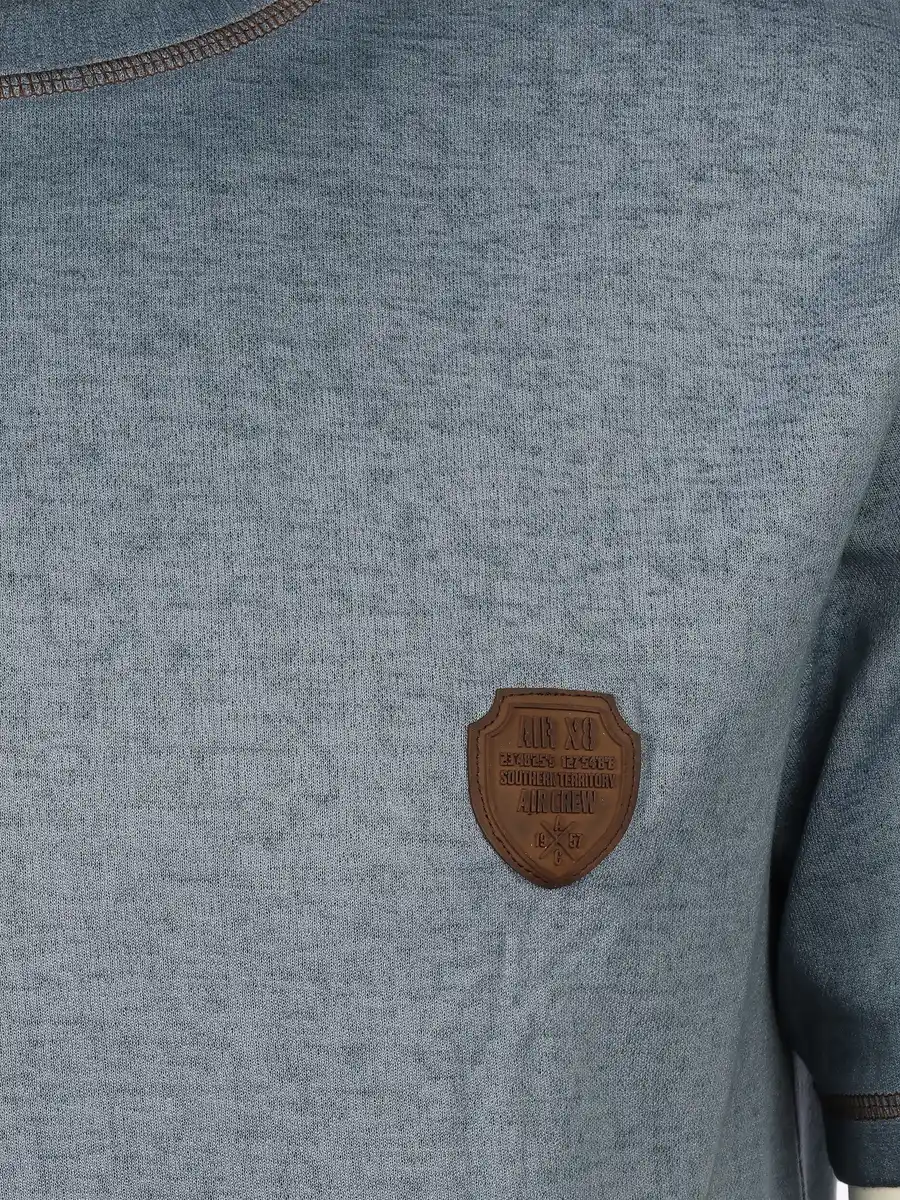 Bild 3 von Herren Shirt im Used Look Marine