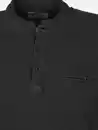 Bild 2 von Herren Henleyshirt mit Stickerei Schwarz