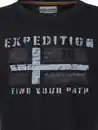 Bild 3 von Herren Shirt mit Frontprint Schwarz