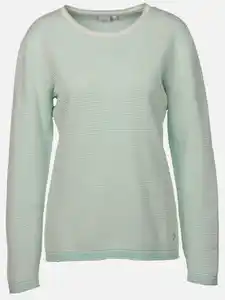 Damen Pullover mit Struktur Grün