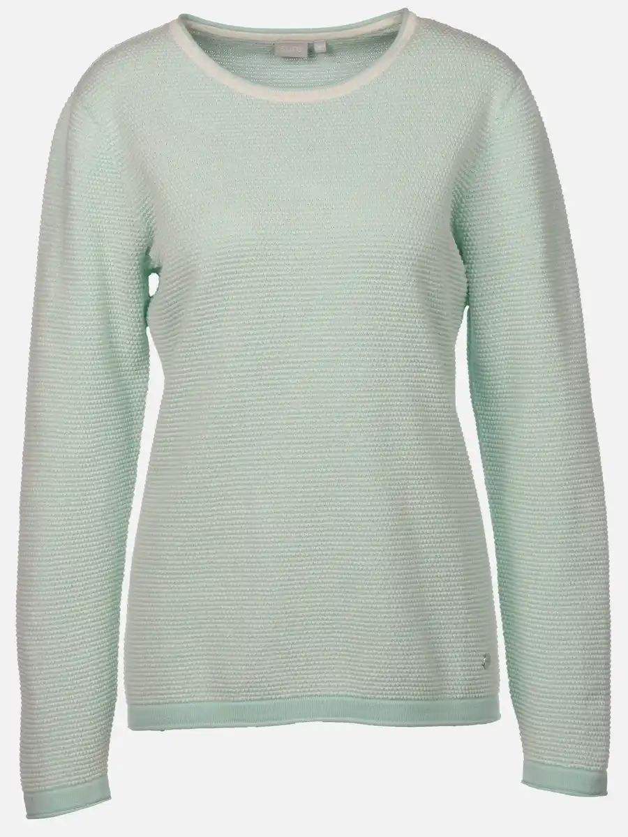 Bild 1 von Damen Pullover mit Struktur Grün