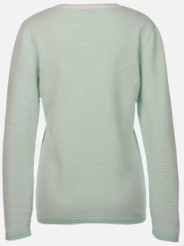 Bild 2 von Damen Pullover mit Struktur Grün