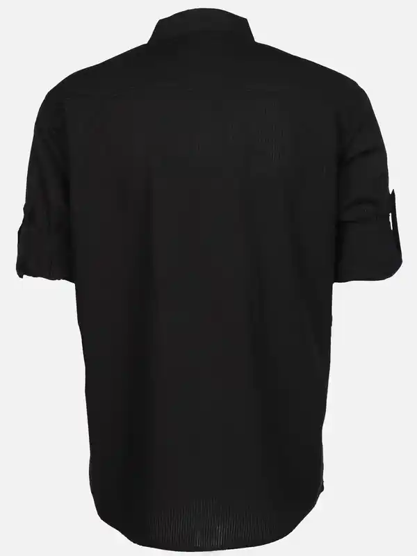Bild 2 von Herren Freizeithemd mit Brusttaschen Schwarz