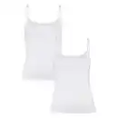 Bild 1 von UP2FASHION WOMEN Damen Unterhemd, Weiß, Ärmellos, XS 32/34