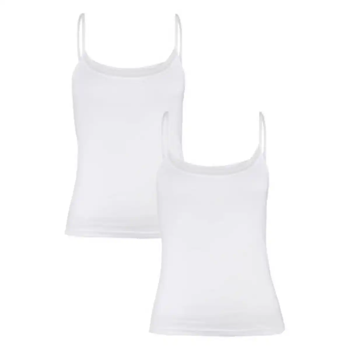 Bild 1 von UP2FASHION WOMEN Damen Unterhemd, Weiß, Ärmellos, XS 32/34