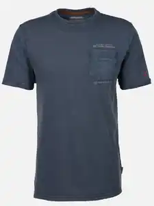 Herren Shirt mit Brusttasche Blau