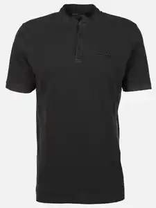 Herren Henleyshirt mit Stickerei Blau
