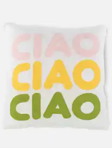Kissen "Ciao" 45x45cm Weiß