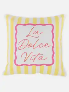 Kissen "La Dolce Vita" 45x45cm Gelb