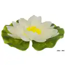 Bild 1 von GARDENA Seerose Kunststoff Ø13 cm weiß, 12 Stück - B-Ware
