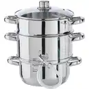 Bild 1 von Dampfentsafter-Set 3-teilig 6 Liter aus massivem Edelstahl