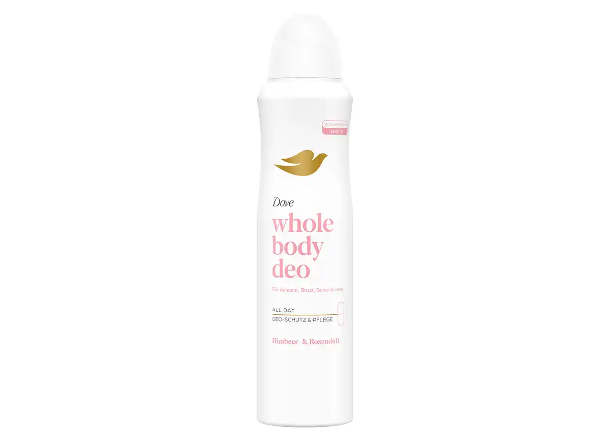 Bild 1 von Dove Deospray Himbeer &amp; Rosenduft