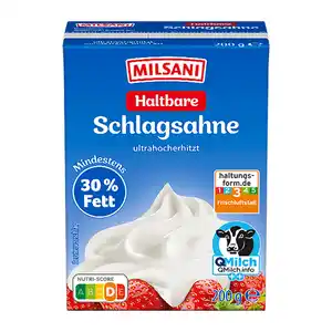 MILSANI Haltbare Schlagsahne