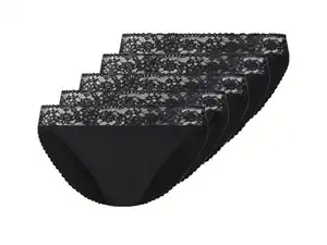 ESMARA® Damen Slips, 5 Stück