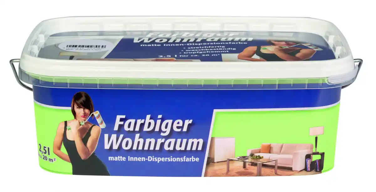 Bild 3 von Farbiger Wohnraum 2,5 Liter