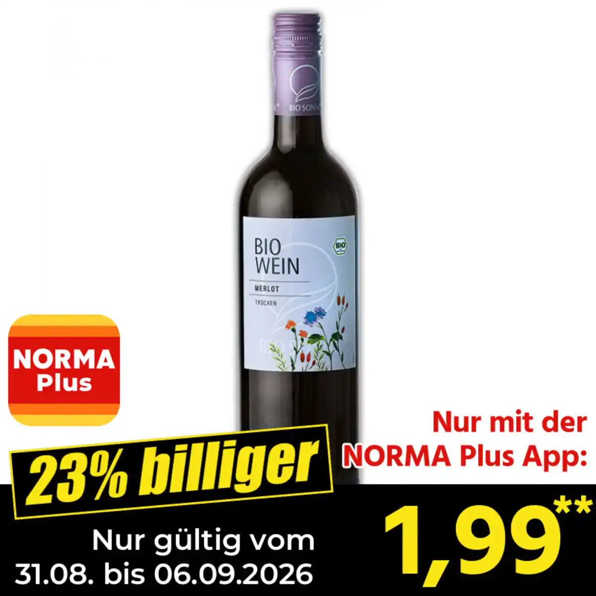 Bild 1 von Bio Sonne Bio-Merlot