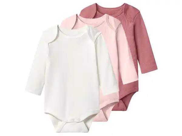 Bild 3 von LUPILU® Baby Bodys, 3 Stück